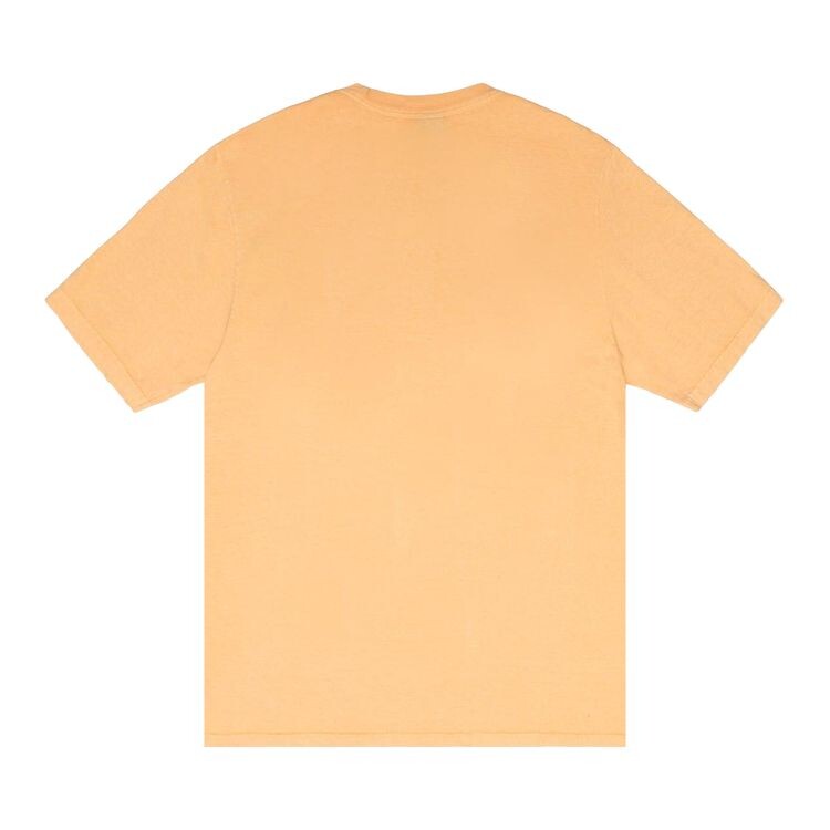 Футболка Stussy x Our Legacy Work Shop Collegiate Tee Peach, желтый — фото 2