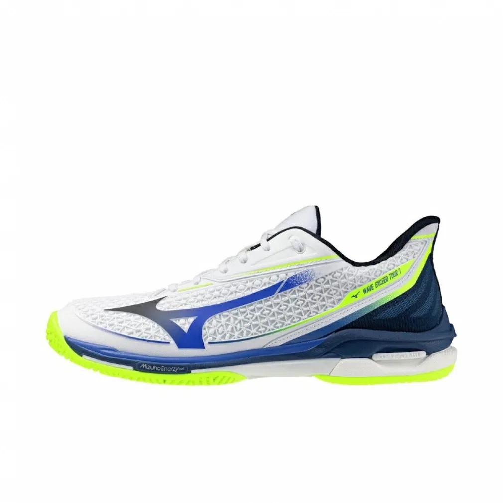Мужские кроссовки для тенниса «Wave Exceed Tour 7 AC» от Mizuno, White X Blue