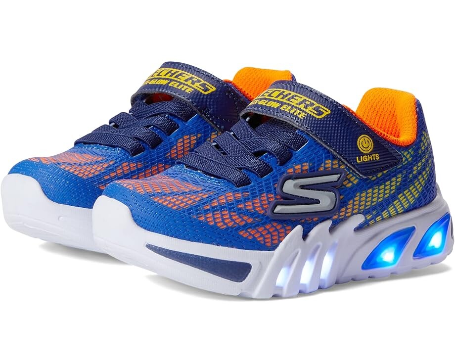 

Кроссовки SKECHERS KIDS Sport Lighted - Flex-Glow Elite 400137L, цвет Royal/Orange