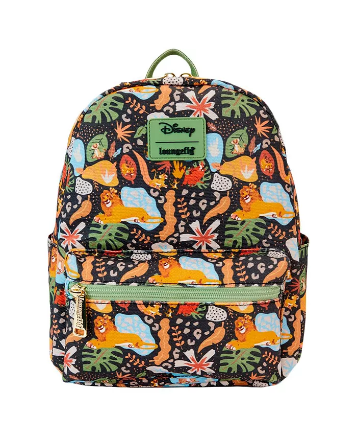 

Мини-рюкзак квадратный силуэтный с принтом "Король Лев" к 30-летию Loungefly