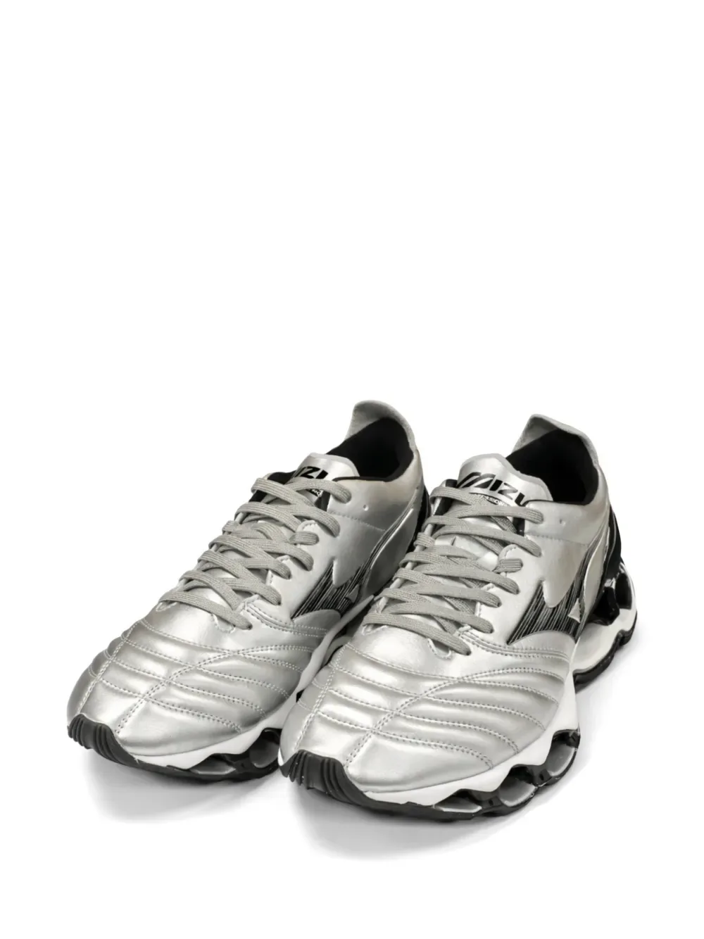Кроссовки на подошве Wave Prophecy Mizuno, серебряный — фото 2