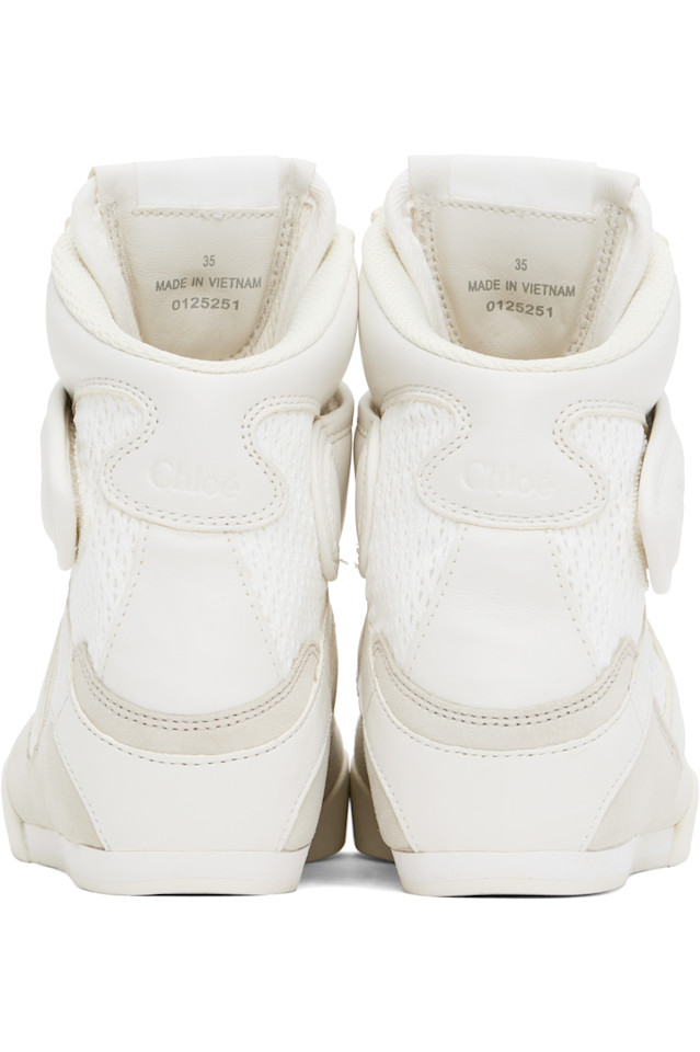 Кроссовки Chloé Kick' Chloé, цвет cloudy cream — фото 2