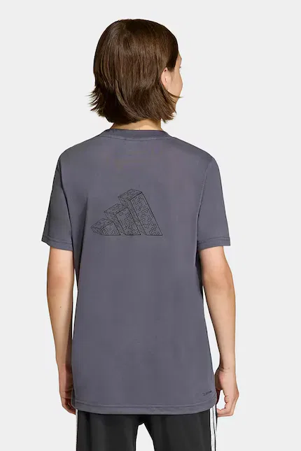 Футболка с принтом Disney Adidas, серый — фото 3