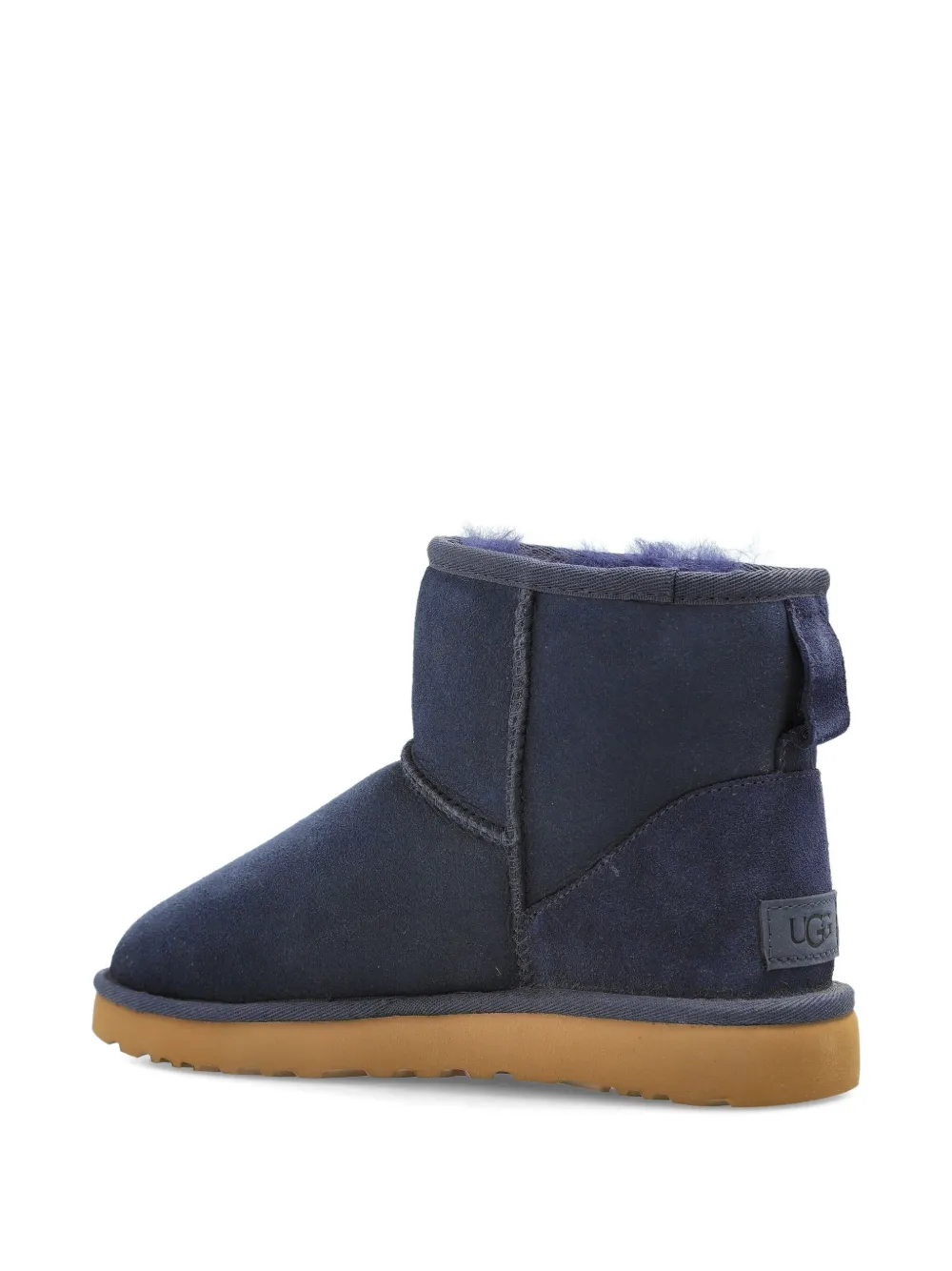 Сапоги UGG на плоской подошве, синий — фото 3