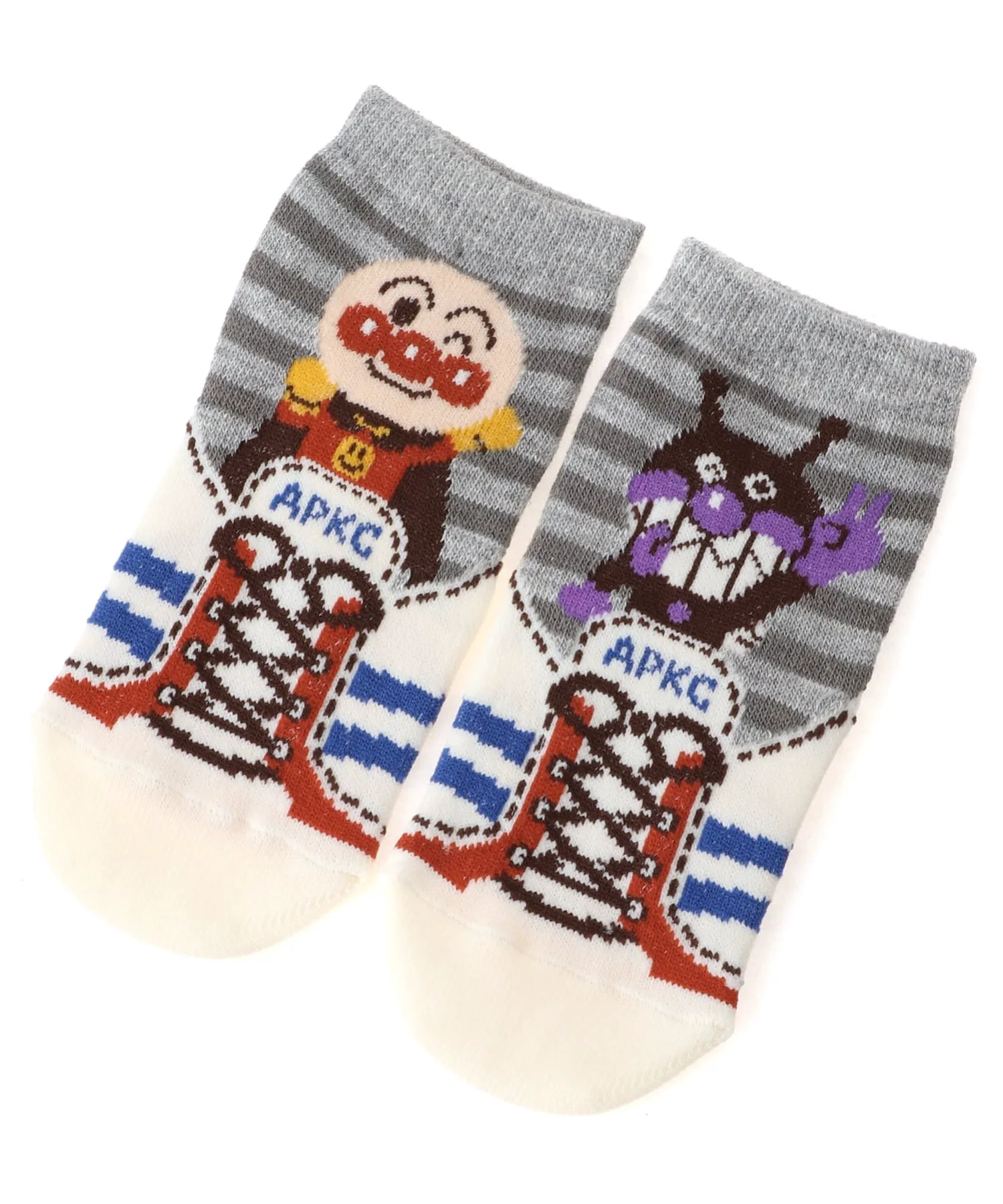 Носки Anpanman Baikinman в стиле кроссовок Anpanman Kids Collection, gray — фото 2