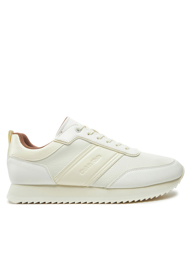 

Кроссовки Low Top Lace Up Logo Lth HM0HM01654 Calvin Klein, белый