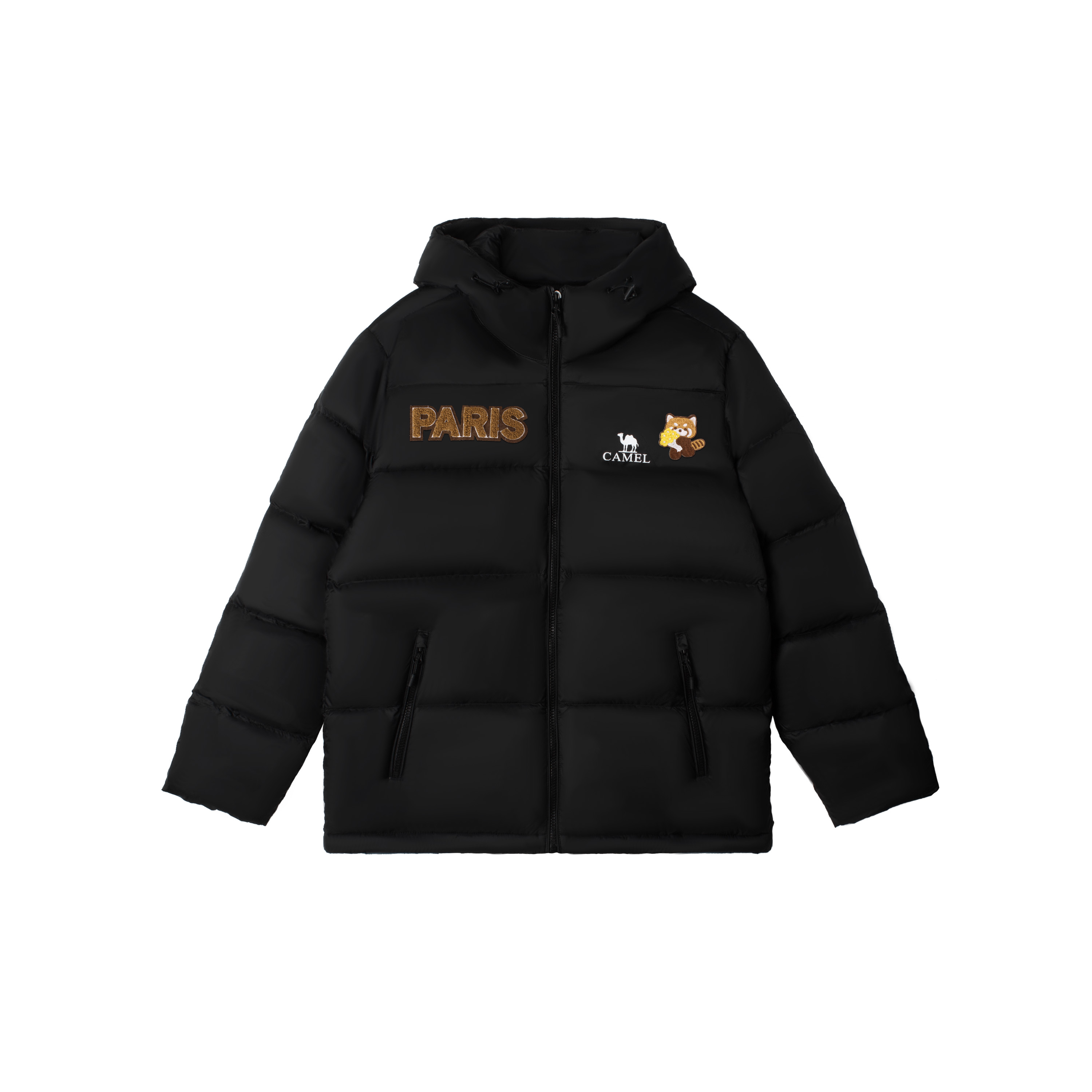 

Теплая куртка из коллекции Fleece Collection Unisex CAMEL, phantom черный