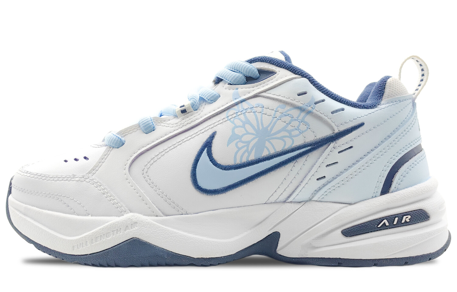 

Кроссовки Nike Air Monarch 4 Chunky Sneakers Unisex Low-Top Blue, Белый, Кроссовки Nike Air Monarch 4 Chunky Sneakers Unisex Low-Top Blue