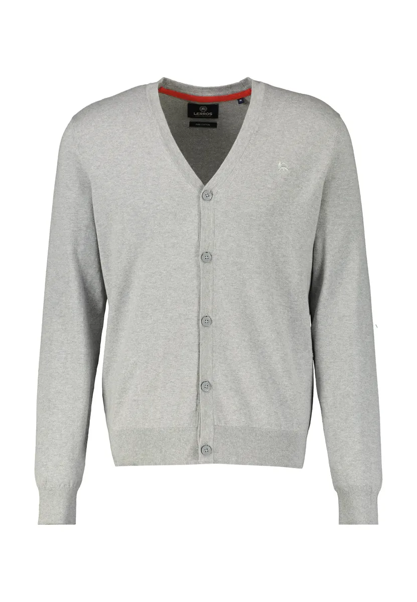 

Кардиган LERROS "Кардиган LERROS классический, плоской вязки", серый