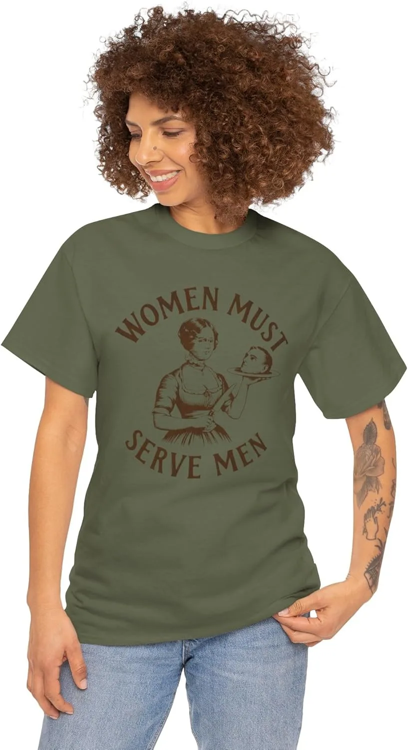 Футболка с принтом "Women Must Serve Men" — фото 4