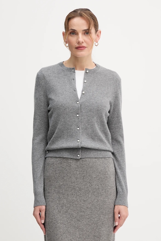 

Кашемировый кардиган United Colors Of Benetton, серый