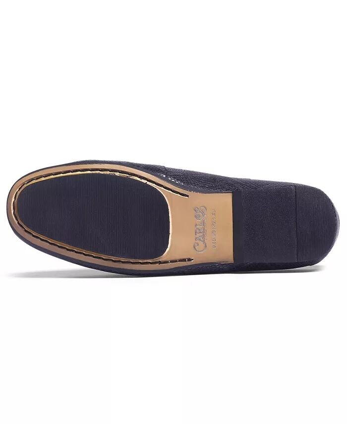 Мужские туфли Hector Mule Slip-On Carlos by Carlos Santana, синий — фото 3