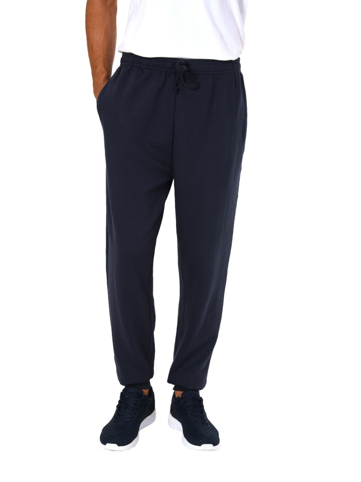 

NORMANN Спортивные штаны с манжетами - 54875 темно-синего цвета