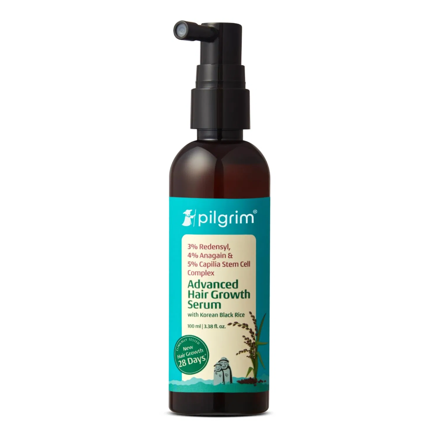 Сыворотка Pilgrim Redensyl Advanced для роста волос с 3% Redensyl + 4% Anagain, 100 мл Pilgrim