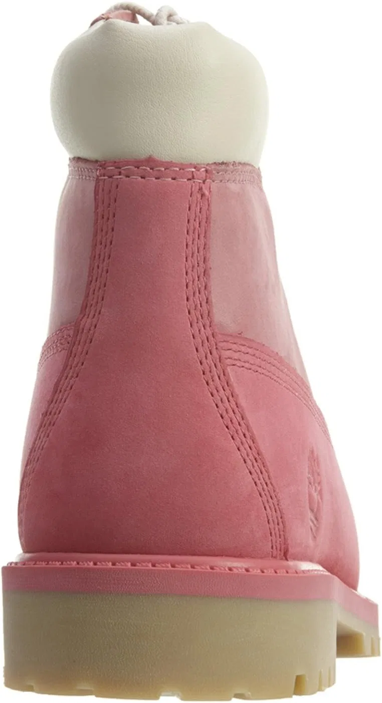 Детские классические ботинки Timberland высотой 6 дюймов, Pink — фото 3