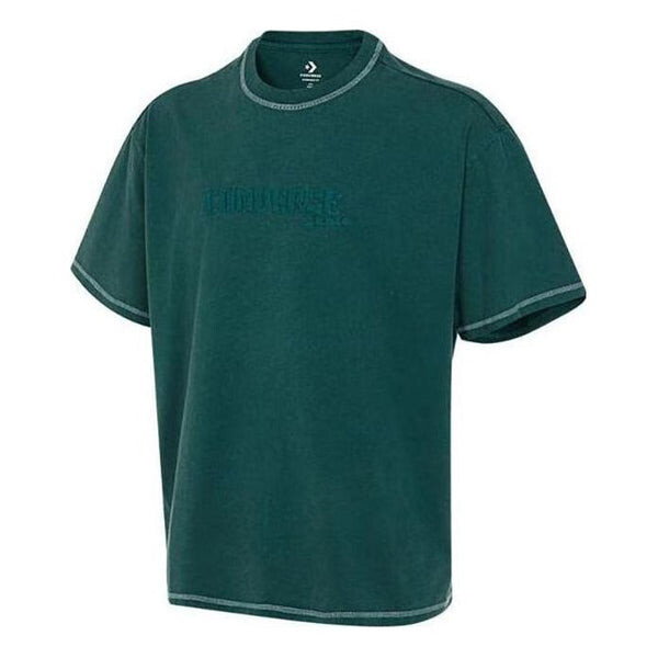 

Футболка skateboard wash tee 'dark green' Converse, зеленый