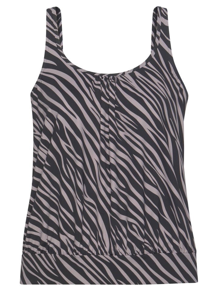 

Верх бикини LASCANA Oversize Tankini Top, цвет schwarz bedruckt