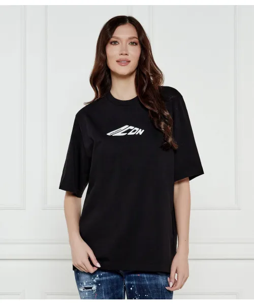 

Футболка Loose fit Dsquared2, черный