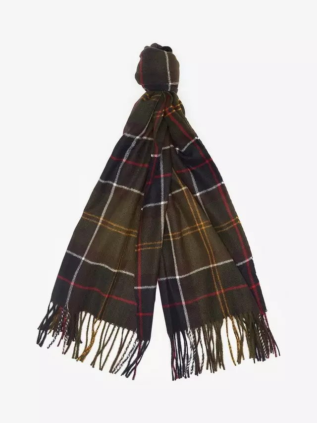

Шарф Barbour Hailes Tartan Wrap, цвет green/cream