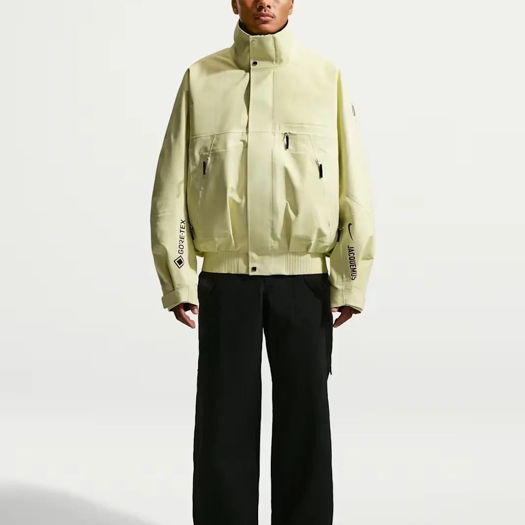 Куртка GORE-TEX 2-в-1 из коллаборации с Jacquemus Nike, светлый lemon желтый зеленый/черный — фото 4