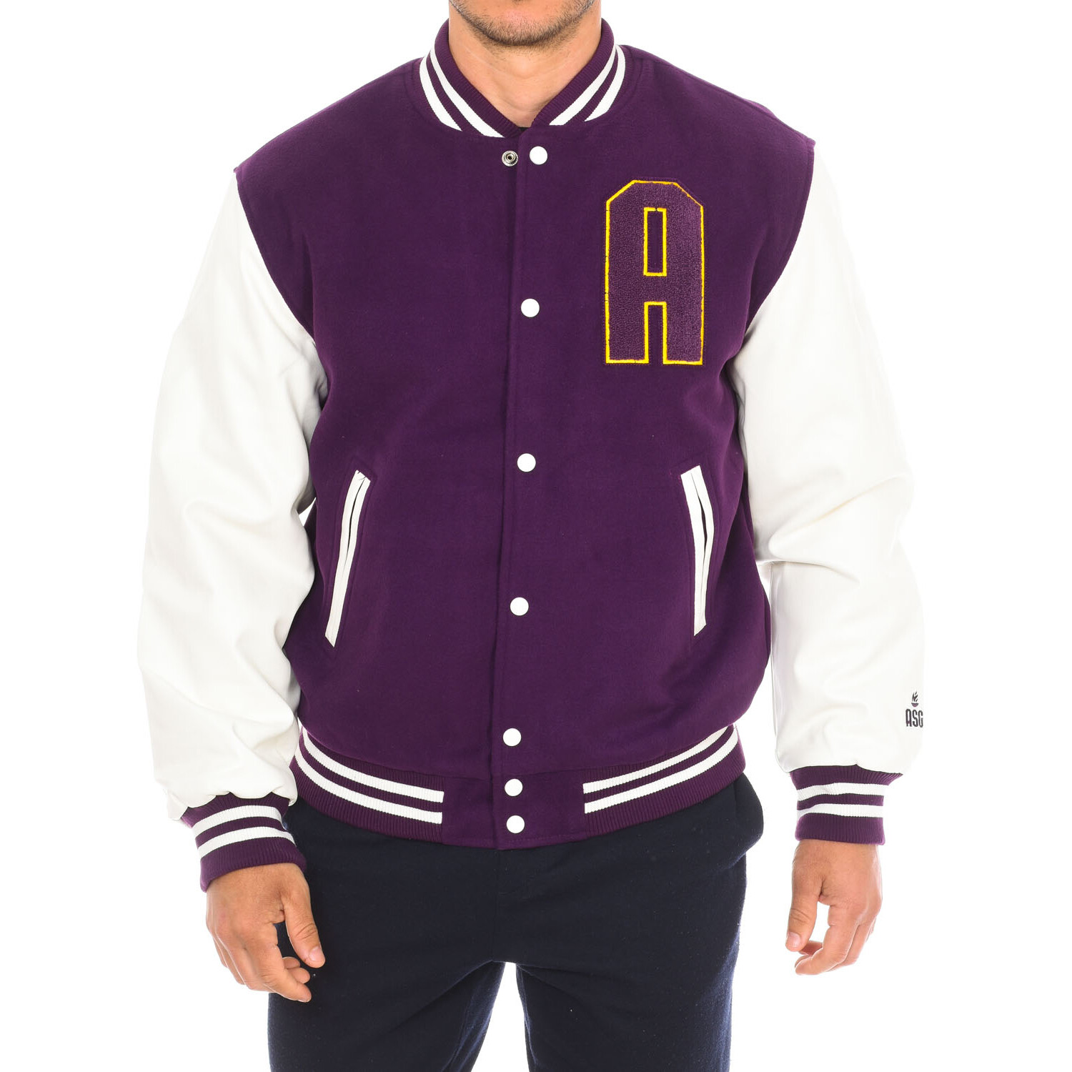 

Спортивные товары в бейсбольной куртке fw22 009 для мужчин Attice Sporting Goods, фиолетовый