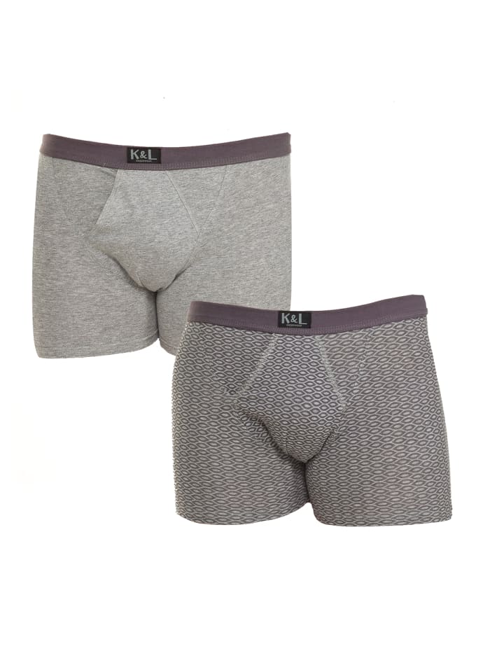 

Боксеры Kisses and Love, серый