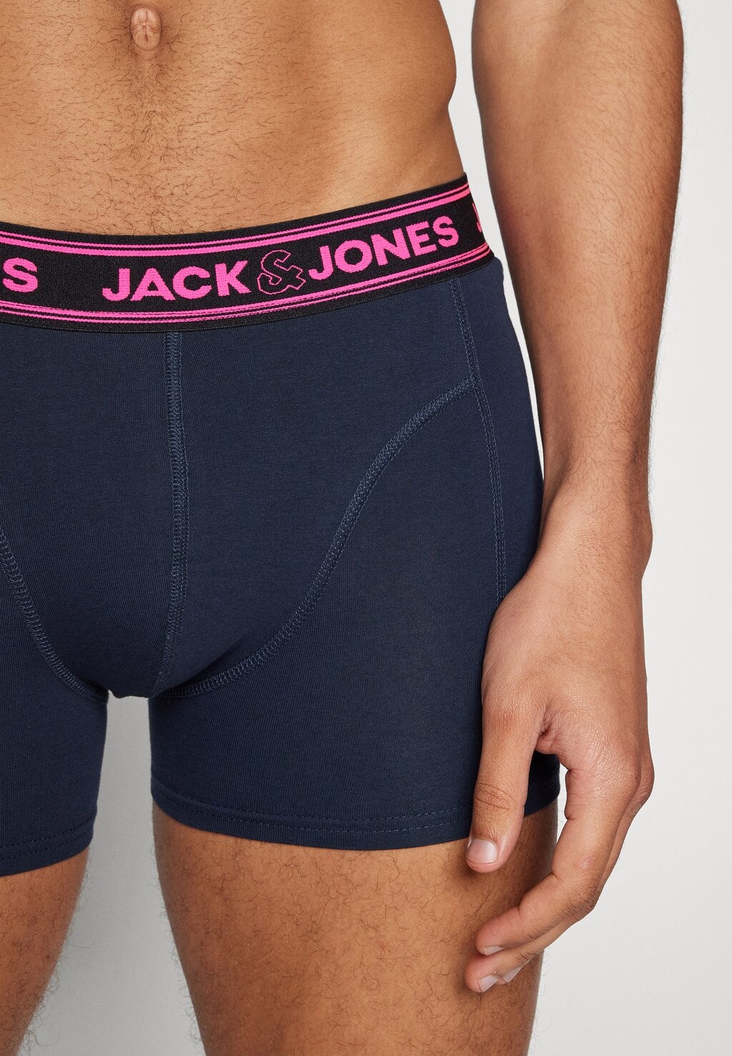 

Трусики JACETHAN SOLID 3 PACK Jack & Jones, крапчатый темно-серый