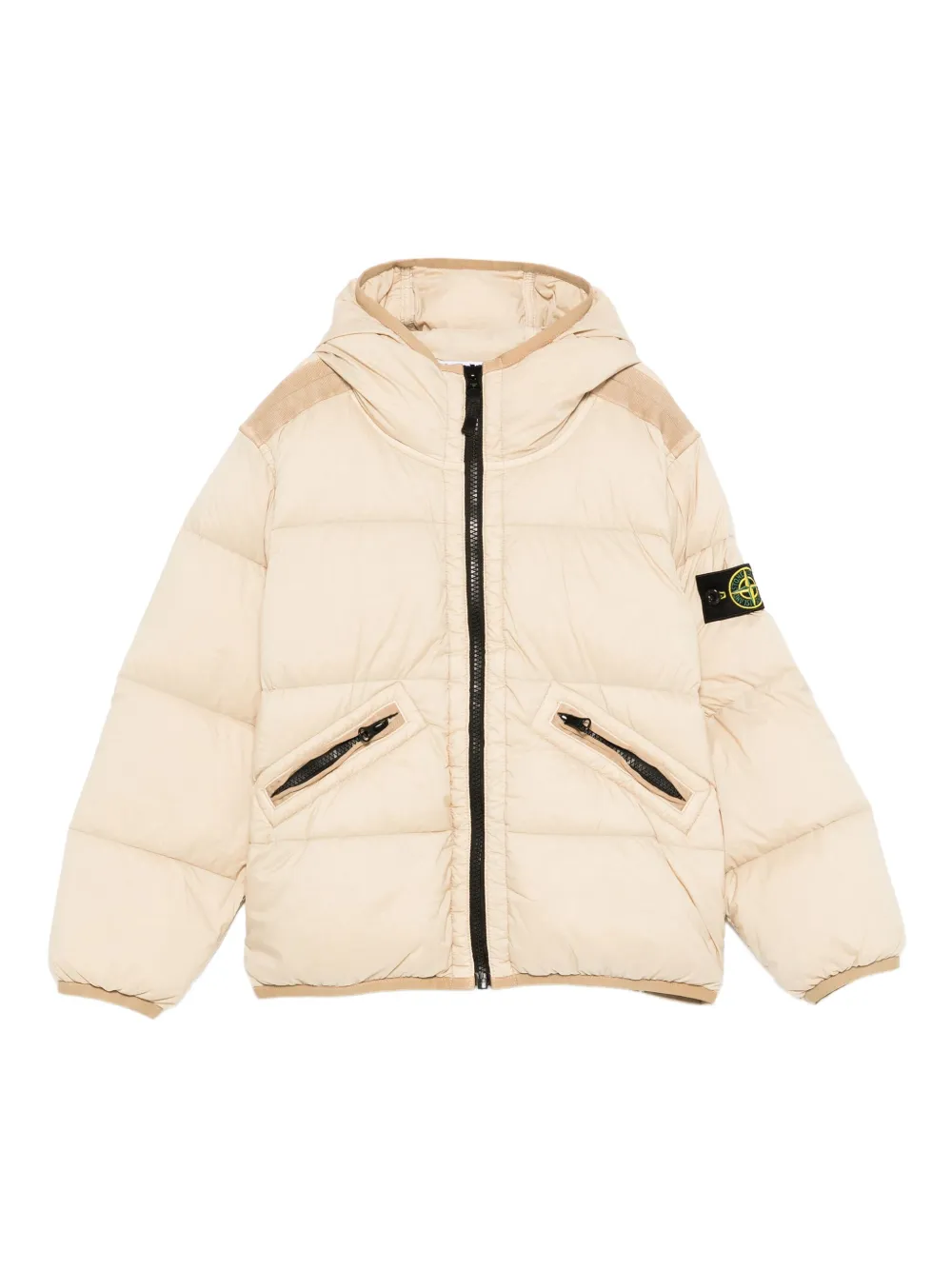 

Куртка с капюшоном Stone Island Junior, нейтральный