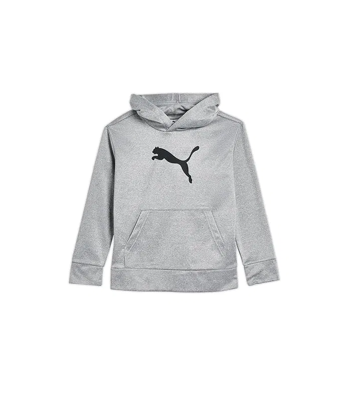 Худи PUMA Kids Logo Pullover Hoodie, Light Heather Grey
