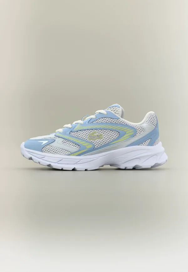 Детские кроссовки junior l003 neo shot laces унисекс Lacoste, White/Light Blue