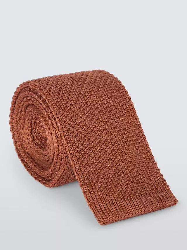 

Галстук John Lewis Knitted, цвет dark orange