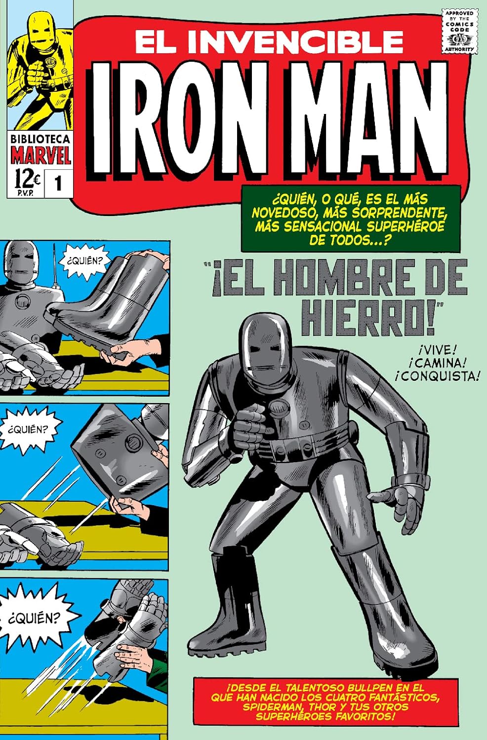 

Biblioteca marvel el invencible iron man 1. 1963: tales of suspense 39-47 usa (PANINI ESPAÑA S.A.)