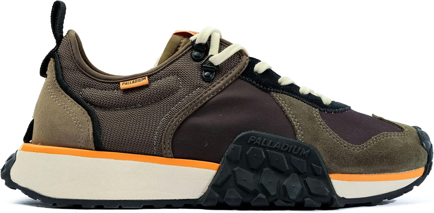 Унисекс кроссовки Palladium Troop Runner, черный/оливковый — фото 3