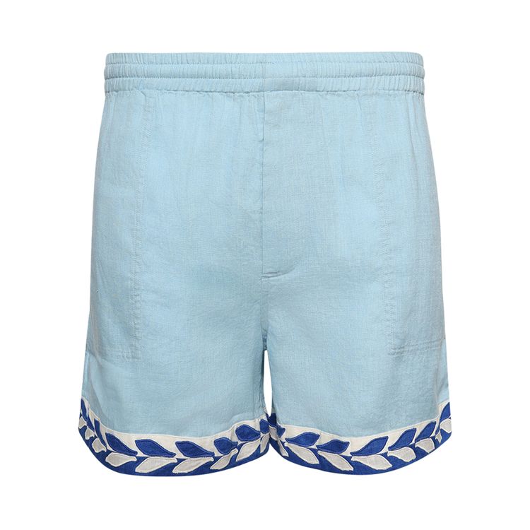

Шорты Bode Seedling Stripe Shorts 'White/Blue', белый