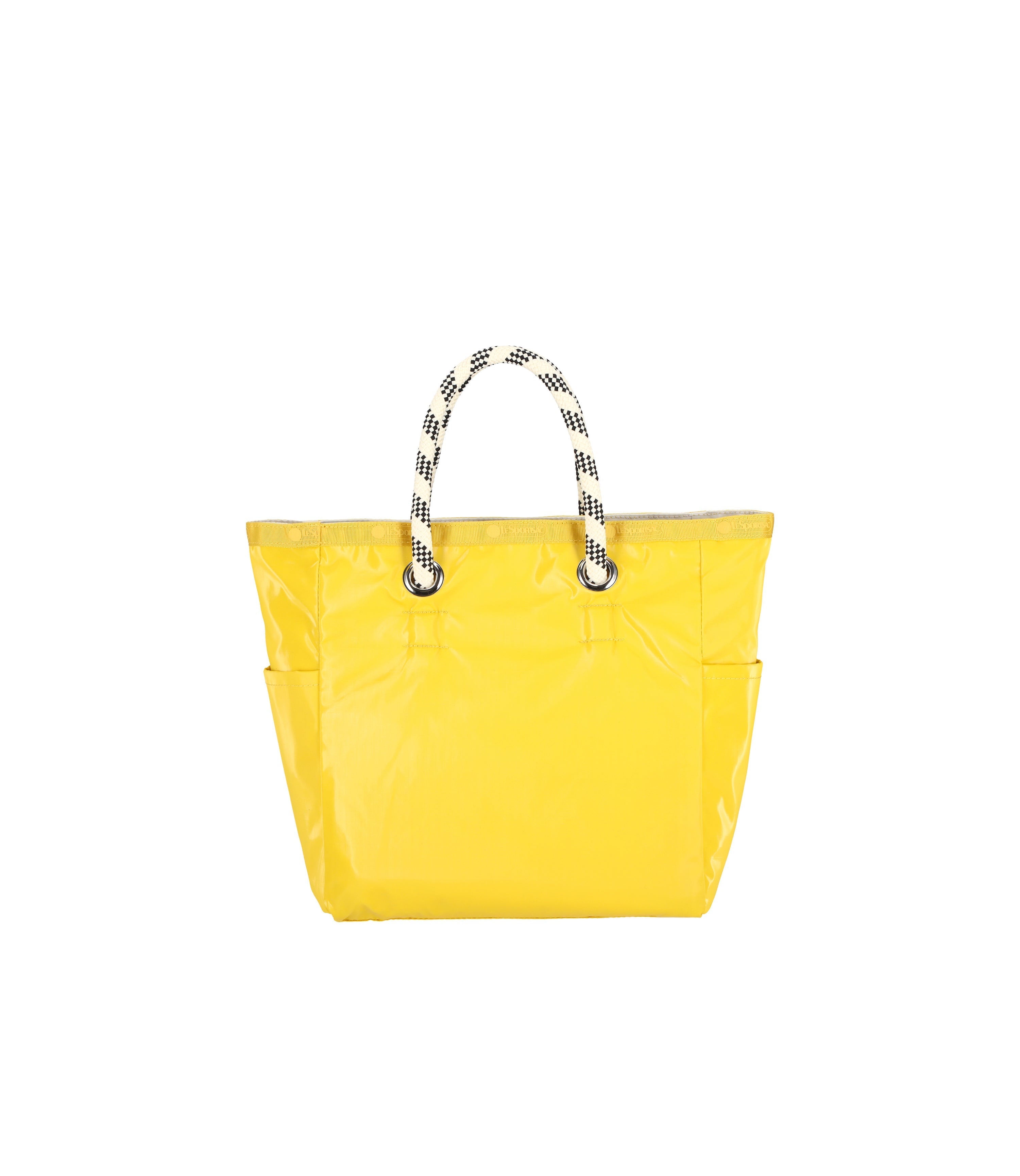 

Средняя двухсторонняя сумка-тоут LeSportsac, цвет lemon/pearl shine