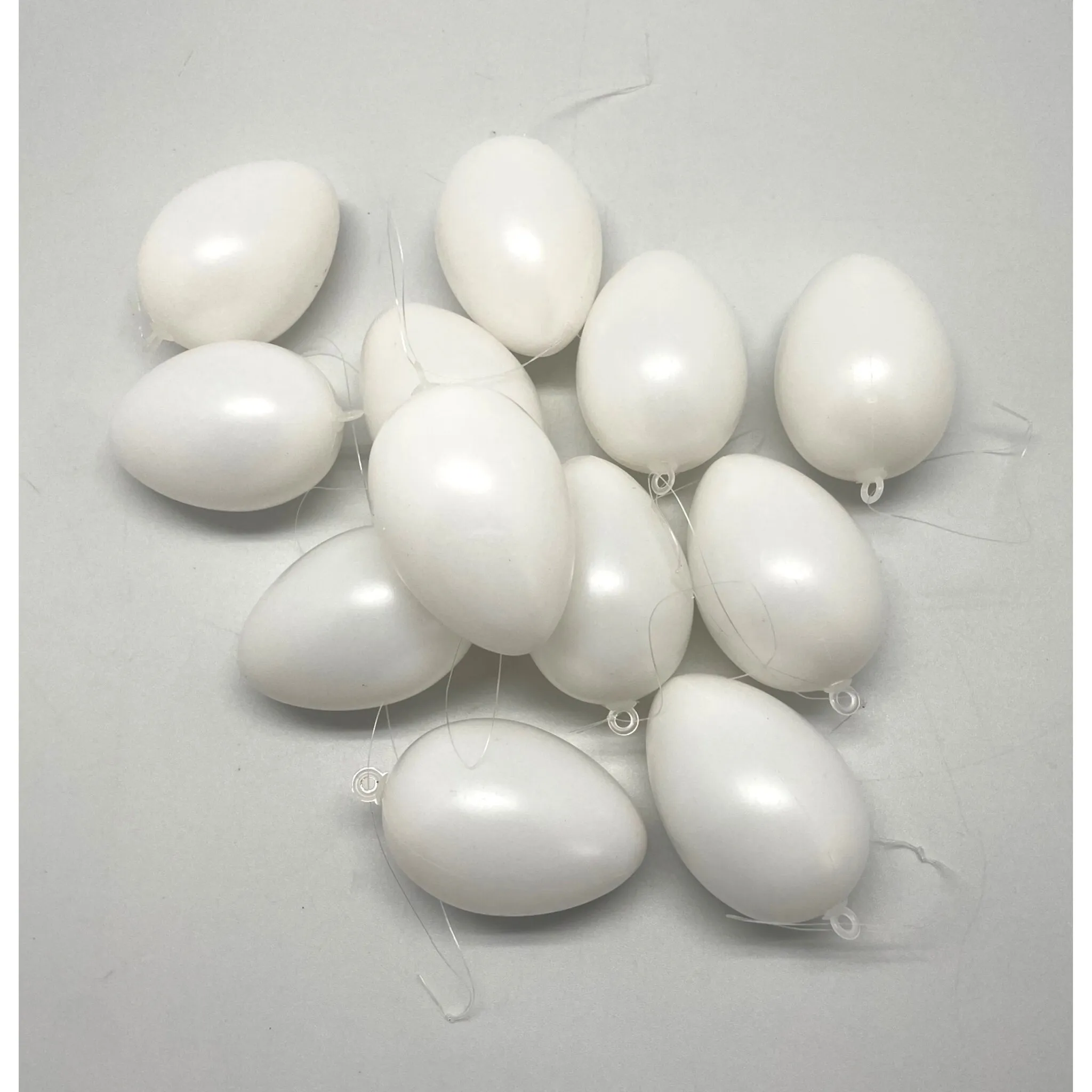 

RIFFELMACHER & WEINBERGER Пасхальное яйцо «декоративные яйца, простые белые, для подвешивания, из пластика», весеннее украшение, Пасха, Пасхальное украшение, декоративная вешалка, яйцо, белый