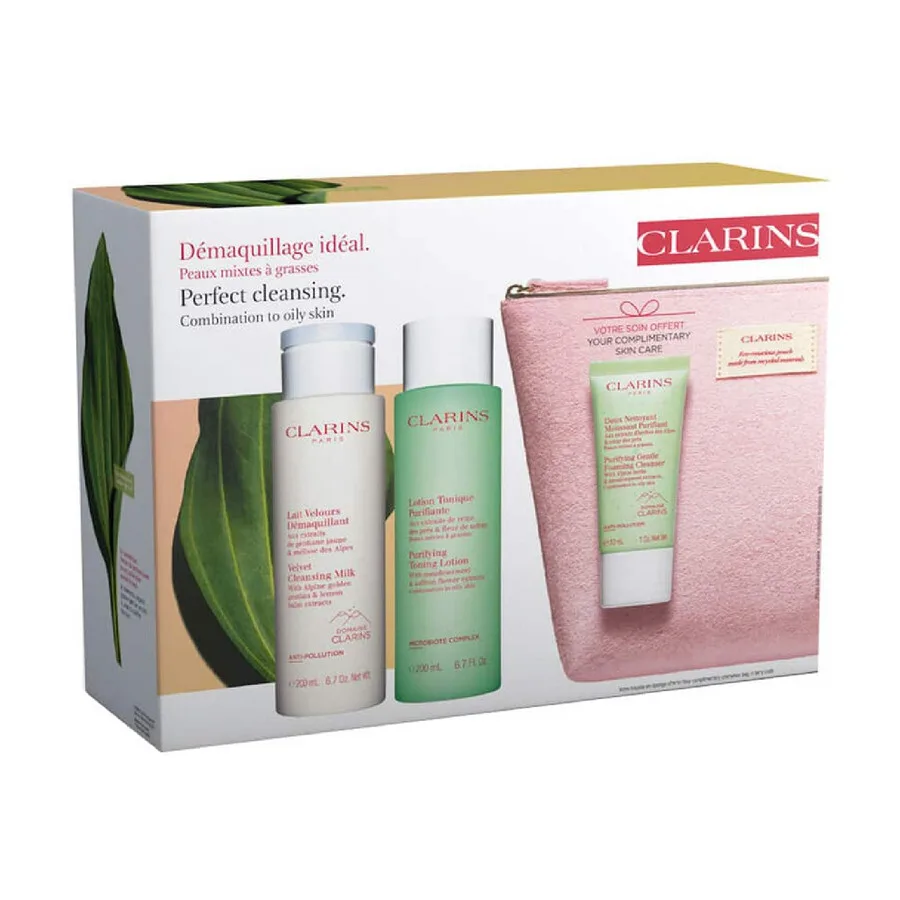 Clarins Ladies My Routine Purified Pristine - Чистая кожа 14.4 Подарочный набор Уход за кожей 3666057057984 — фото 2