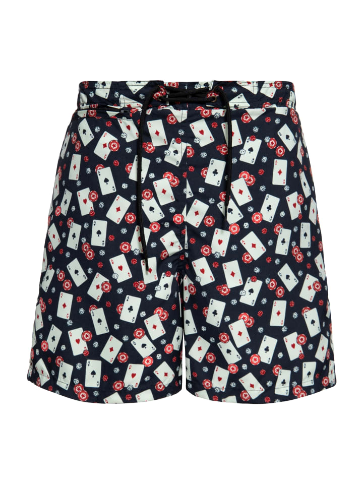 

Плавки-шорты King Kerosin Casino черного цвета King Kerosin