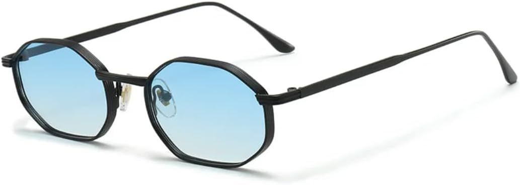 

Модные маленькие ретро-солнцезащитные очки для женщин, классические винтажные панк-солнцезащитные очки для мужчин, очки для активного отдыха на природе SZVVBKK, Black Gradient Blue