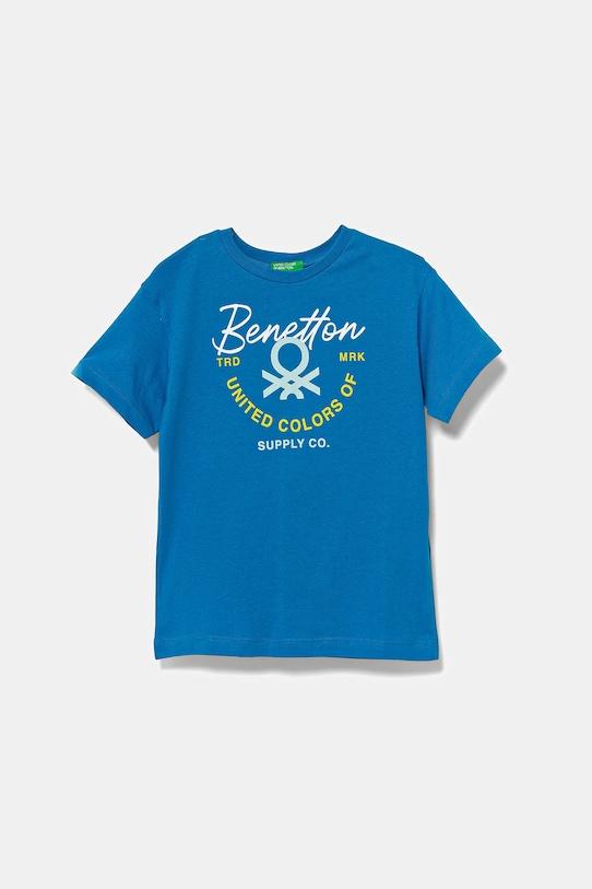 

Детская хлопковая футболка United Colors Of Benetton, синий