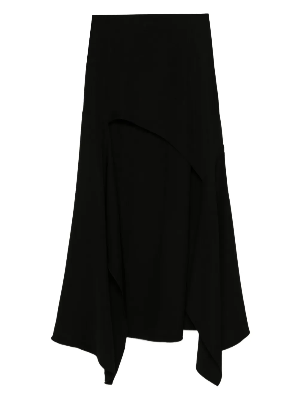 

Юбка асимметричного кроя Mugler, черный