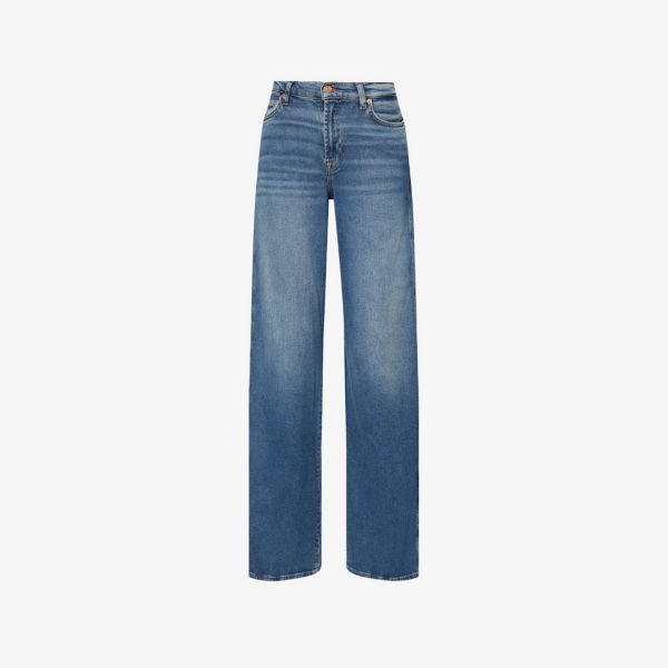 

Джинсы расклешенные 7 For All Mankind с добавками, синий