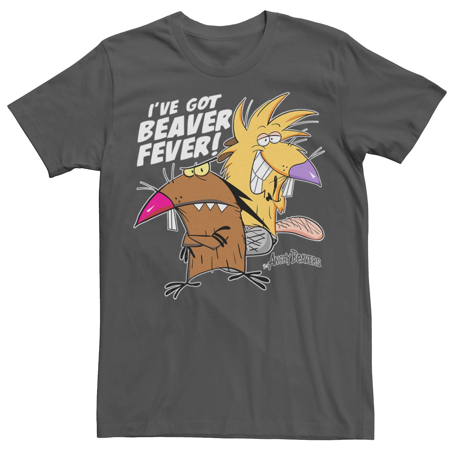 

Мужская футболка Angry Beavers I've Got Beaver Fever с портретом Licensed Character