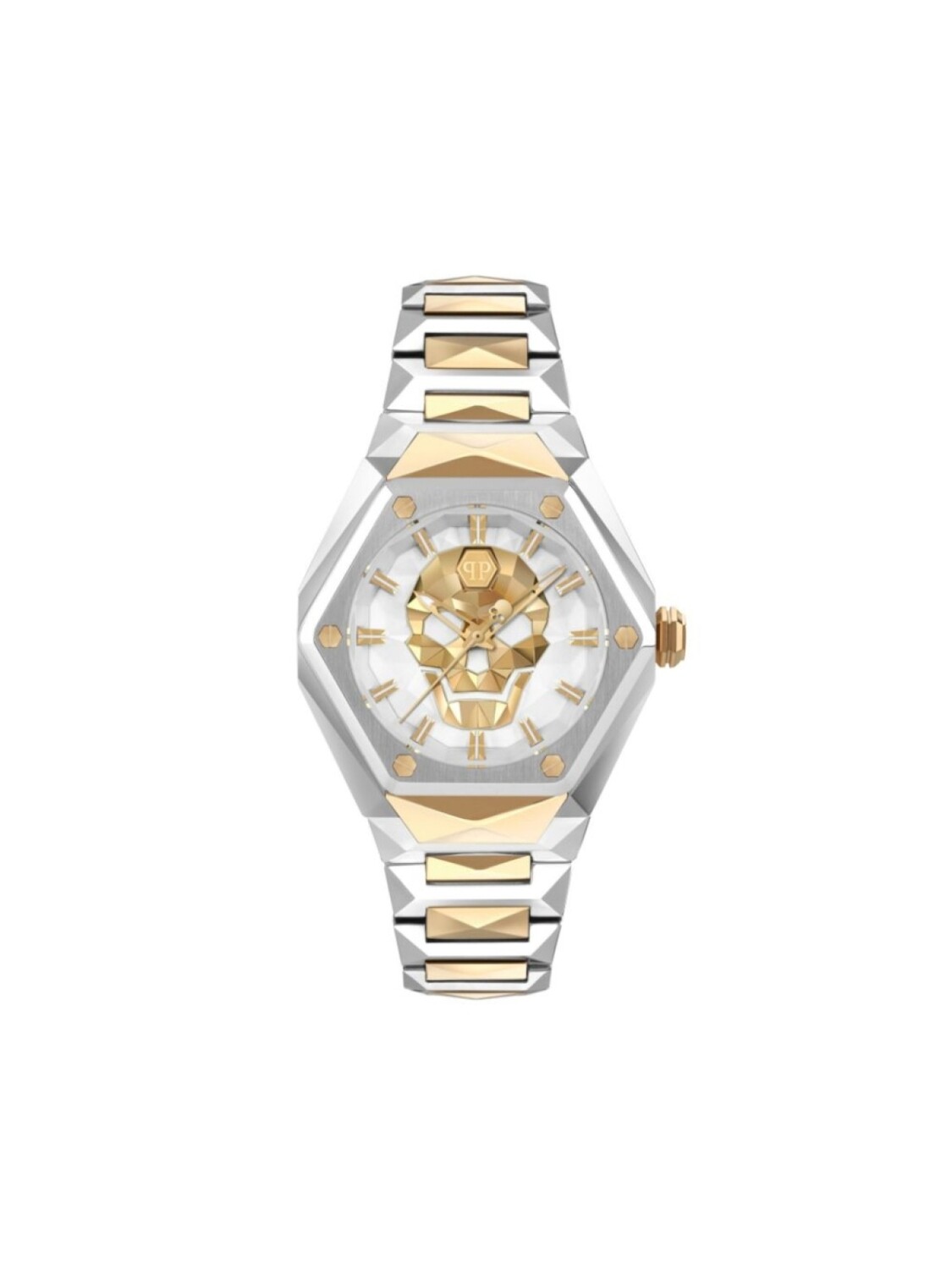 

Наручные часы Miyota 203A 40 мм из коллаборации с Citizen Philipp Plein, серебряный