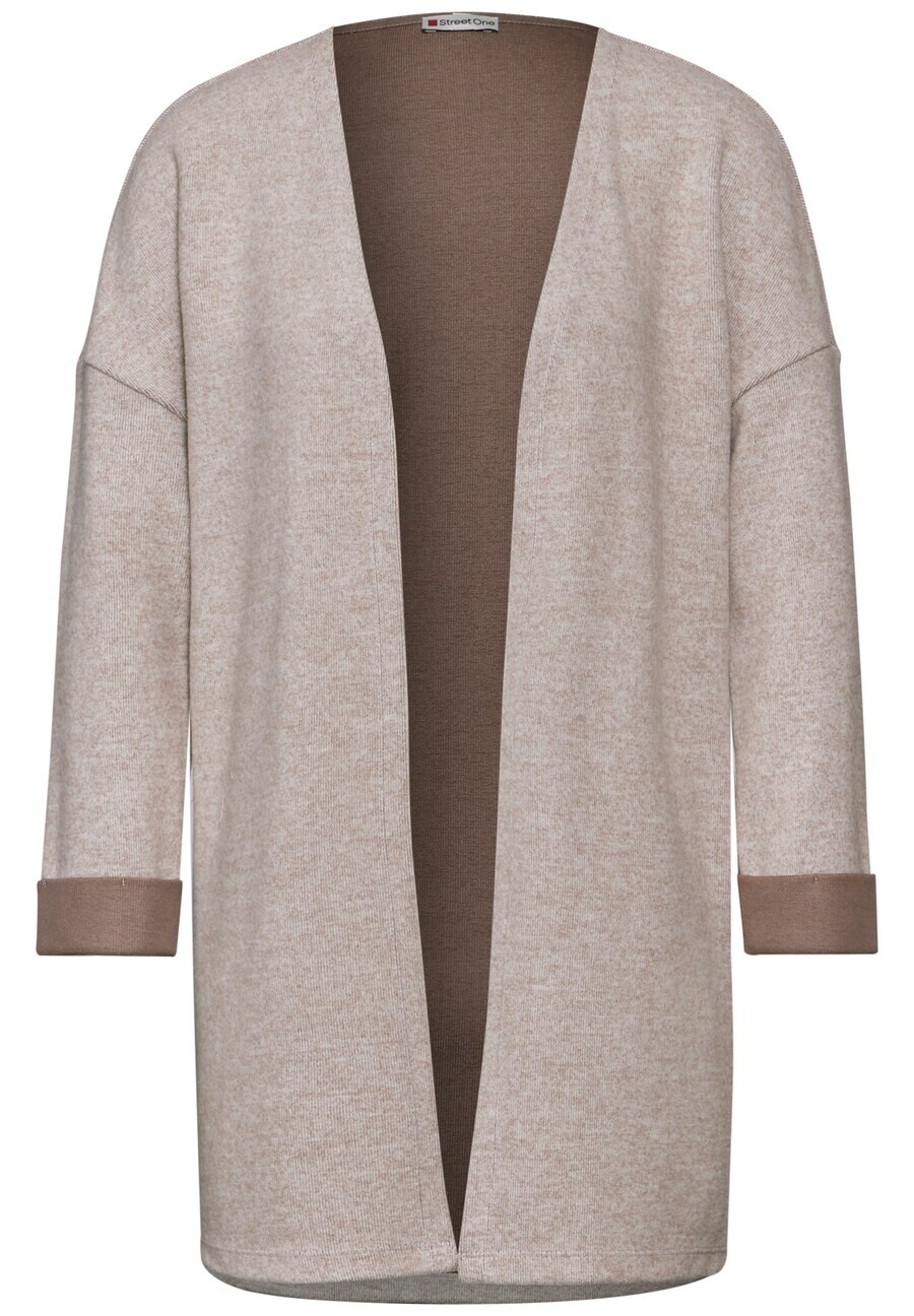 

Вязаный кардиган STREET ONE Knit Cardigan, бежевый