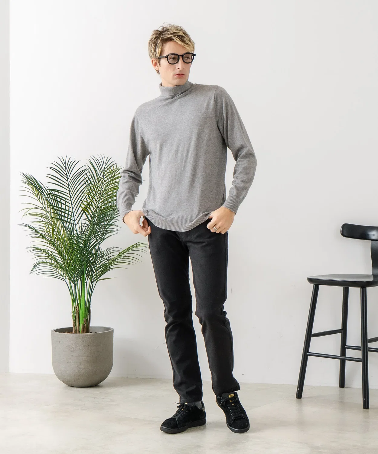 Штаны LEVI'S 502 WARM, чёрные — фото 4