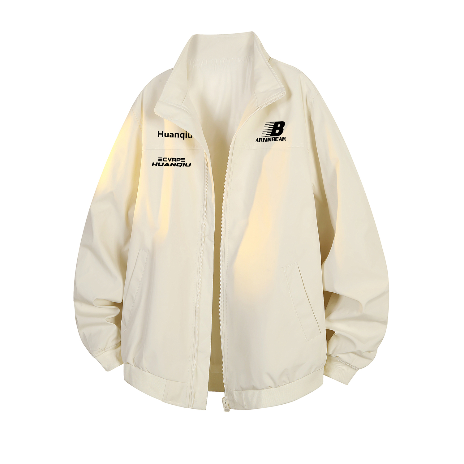 

Куртка Unisex Lapel Moderate HUANQIU, экрю