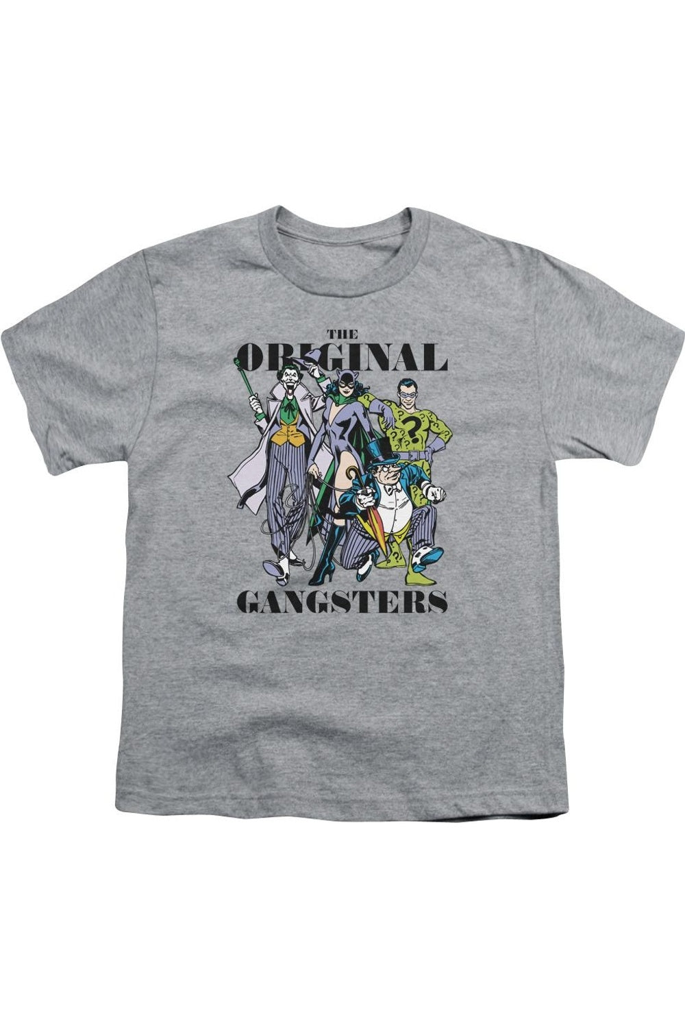 

Футболка DC Comics Original Gangsters с коротким рукавом для детей Gildan, Athletic Heather