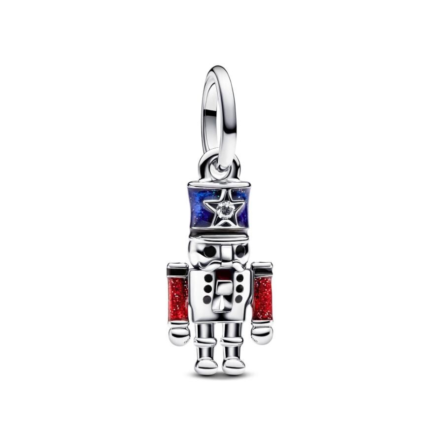 

Шарм Moveable Nutcracker Dangle Pandora, стерлинговое серебро
