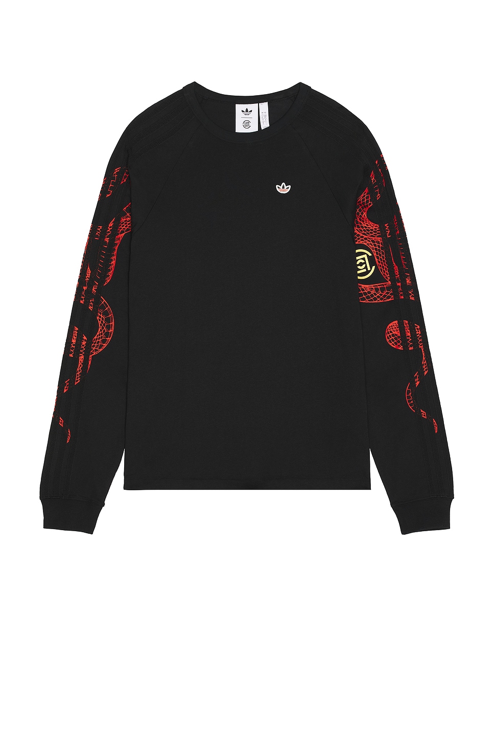 

X clot поло с регланом Adidas Originals, black
